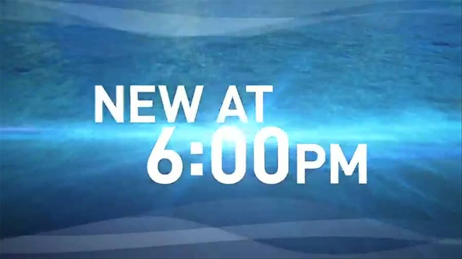 A Honolulu news network (HNN) displaying a blue background with the words "new at 6:00 pm.