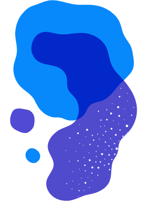 A blue and white png image of a splash of water, featuring vibrant hues.